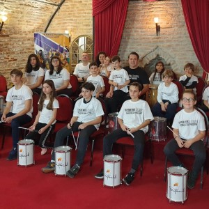 Atelier de percuție la grupa mică